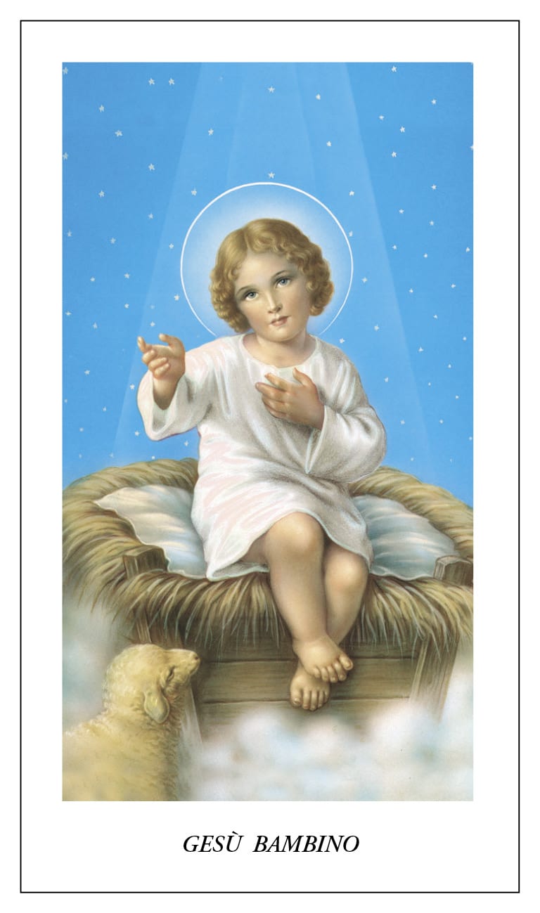 immagine gesù bambino art 3309:80