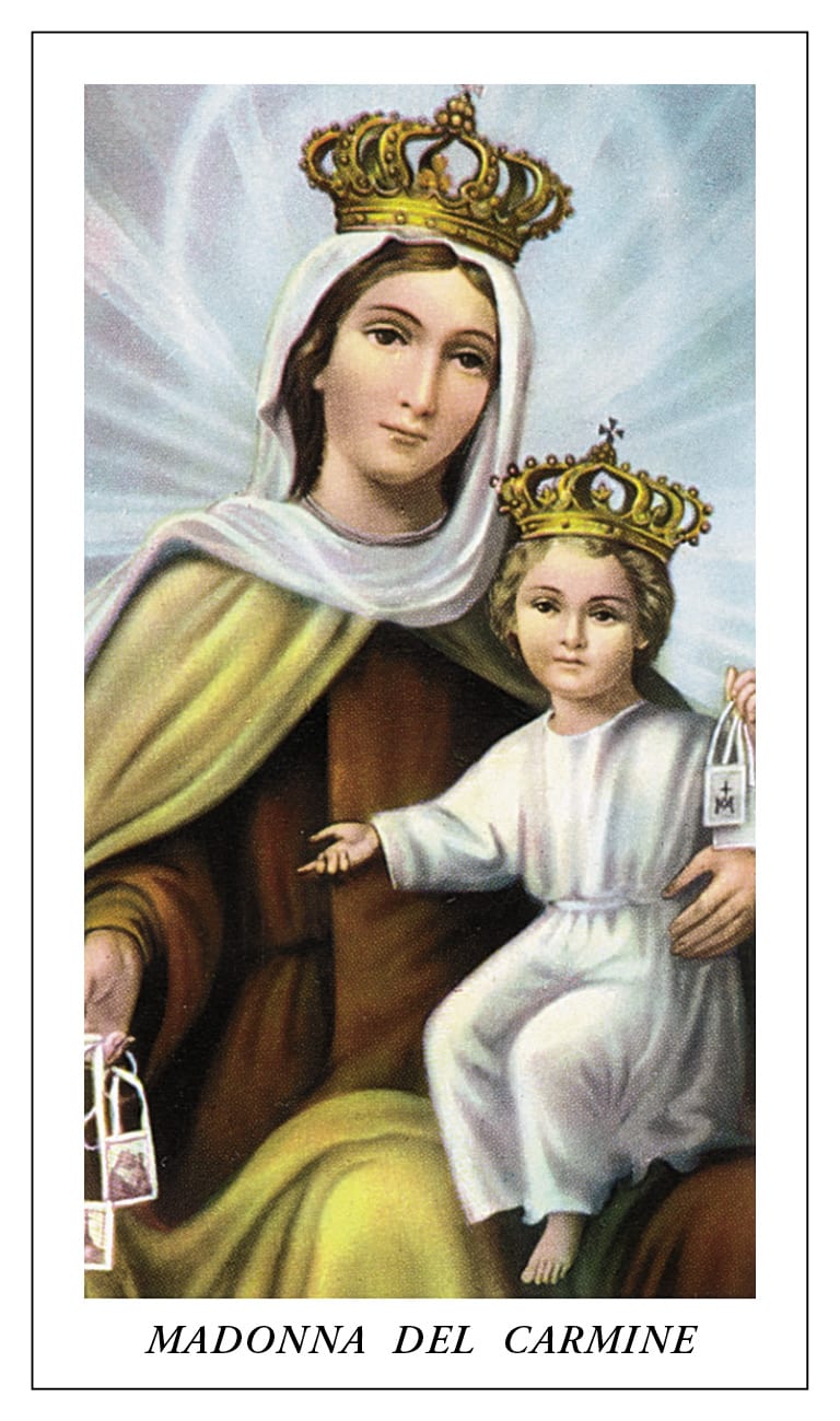 immagine madonna del carmine art 3309:48