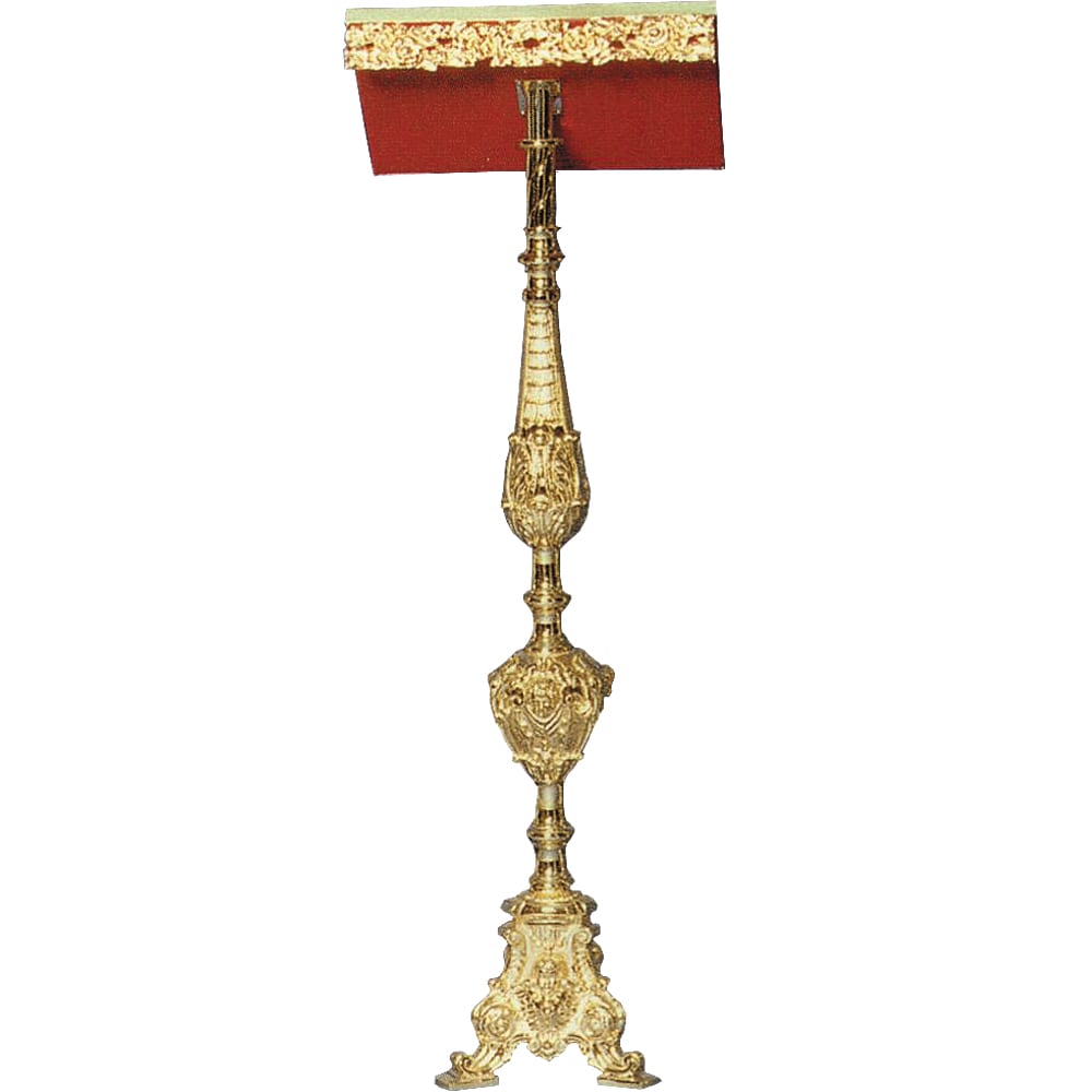 Leggio a stelo in fusione ottone art 2657