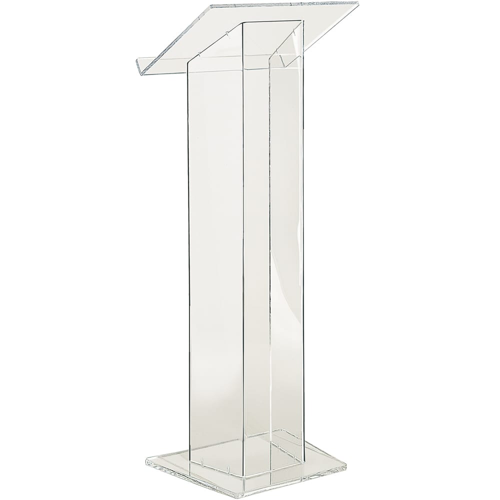 Leggio in plexiglass art 6018 Leggio a stelo in plexiglass a stelo in stile moderno dalle linee essenziali e privo di decorazioni