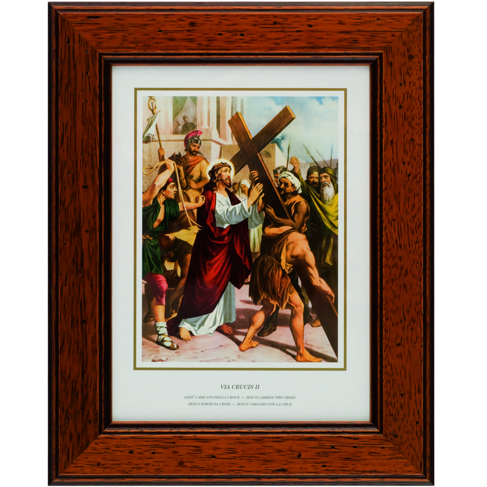 Via crucis in legno art 2898