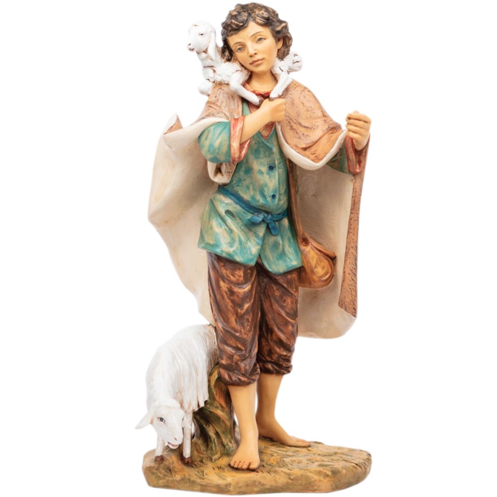 Pastore (10) per presepe cm.45 - Statuine presepe cm.45