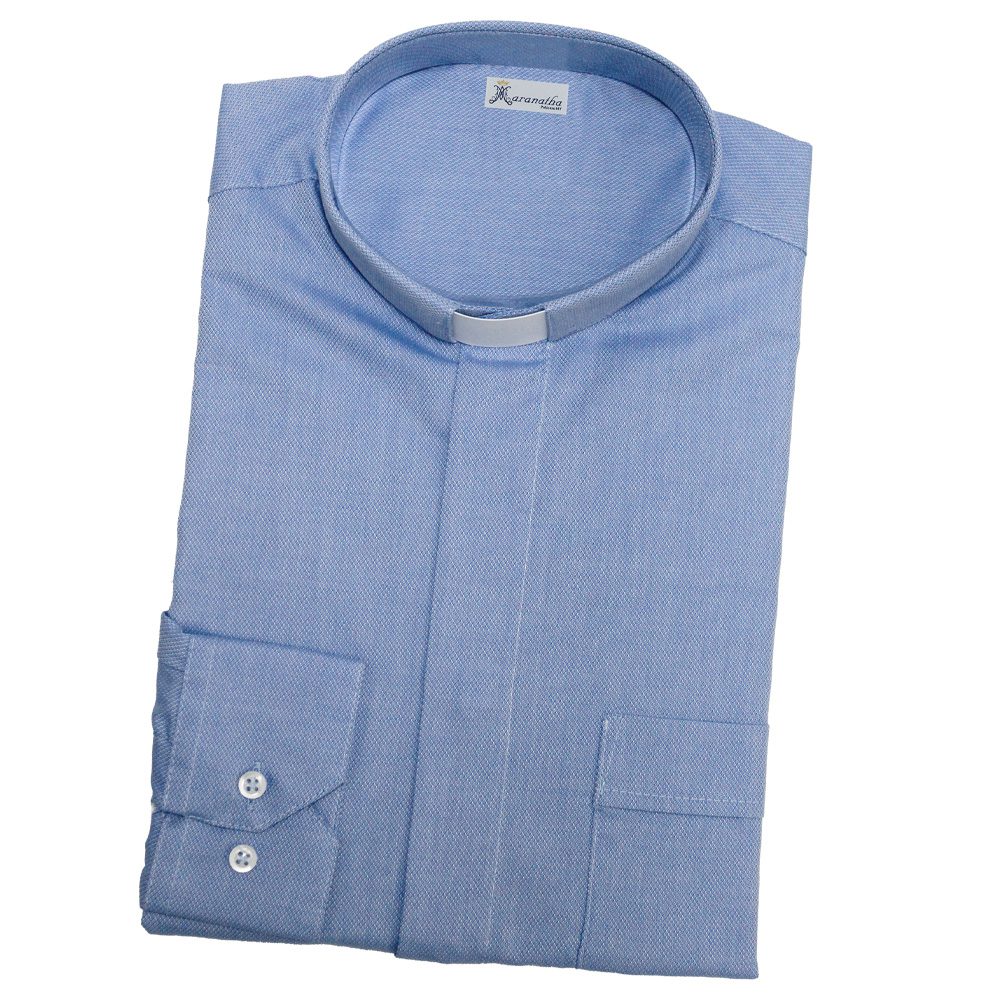 FAD-4U Chiesa Clero Abito per Le Donne Primavera/Autunno Manica Lunga Riga Bottoni A Linea Abito con Collo Tab e Cintura, Nero, XS