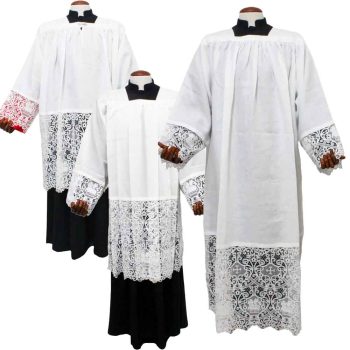 camice per sacerdote, cotta per sacerdote